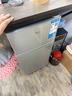 志高（CHIGO）小冰箱迷你小型家用冷藏冷冻两用宿舍出租房用双门办公室电冰箱节能省电 【一级能效】66L银色【全国联保丨节能省电】 实拍图