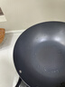 三禾炒锅不粘锅0涂层铁锅炒菜锅炒锅不锈燃气专用黑色平底京东限定 实拍图