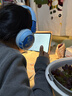 JBL JR470NC 头戴式蓝牙儿童耳机 主动降噪学习网课益智背书APP控制亲子教育 飞机高铁旅行礼物 蓝色 实拍图