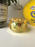 缤越实心小元宝摆件迷你元宝铜锌合金元宝聚宝盆装饰品道具 100颗装 实拍图