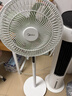 美的（Midea）【幸运草安睡1S】一级能效直流变频声控电风扇家用遥控卧室静音落地扇台式桌面抗菌大风力转页扇 实拍图