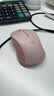 罗技（Logitech）优选系列M550（M650同款造型）无线蓝牙鼠标 商务家用办公轻音 便携笔记本台式机电脑鼠标 粉色 实拍图