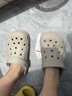 卡骆驰（CROCS）贝雅洞洞鞋男鞋女鞋轻便耐磨一脚蹬拖鞋休闲鞋百搭花园鞋|10126 卵石色-2V3 36 /37(220mm) 实拍图