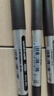 uni三菱 uni-ball EYE黑色中性笔高颜值0.5黑笔签字笔商务直液式走珠笔学生水笔水性笔 UB-150 3支 实拍图