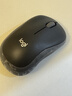 罗技（Logitech）M185鼠标 无线鼠标 办公鼠标 对称鼠标 黑色灰边 带无线2.4G接收器 实拍图