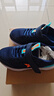 特步（XTEP）儿童童鞋男女童中大童大网眼魔术贴跑鞋 深邃蓝/海湾蓝 36 实拍图