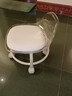 亚克力小凳子静音带万向轮儿童学步凳网红小椅子滑轮矮凳浴室凳 颜色随机【活动款】 实拍图