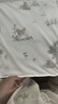 全棉时代婴儿针织包巾纯棉抱被新生儿薄空调被盖毯包被 童话树屋90×90cm 实拍图