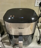 美的（Midea）小炎烤空气炸锅蒸烤一体上下双热源免翻面 多功能家用实用大容量6L 智能可视金属内腔烤箱KZC6054 实拍图
