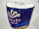 维达（Vinda）有芯卷纸 蓝色经典4层200克*10卷 厚韧大分量 卫生纸厕纸 卷筒纸 实拍图