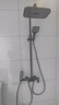 安华卫浴淋浴花洒全套黄铜主体增压钢琴键枪灰色圆管套装N4S9048GGW 实拍图