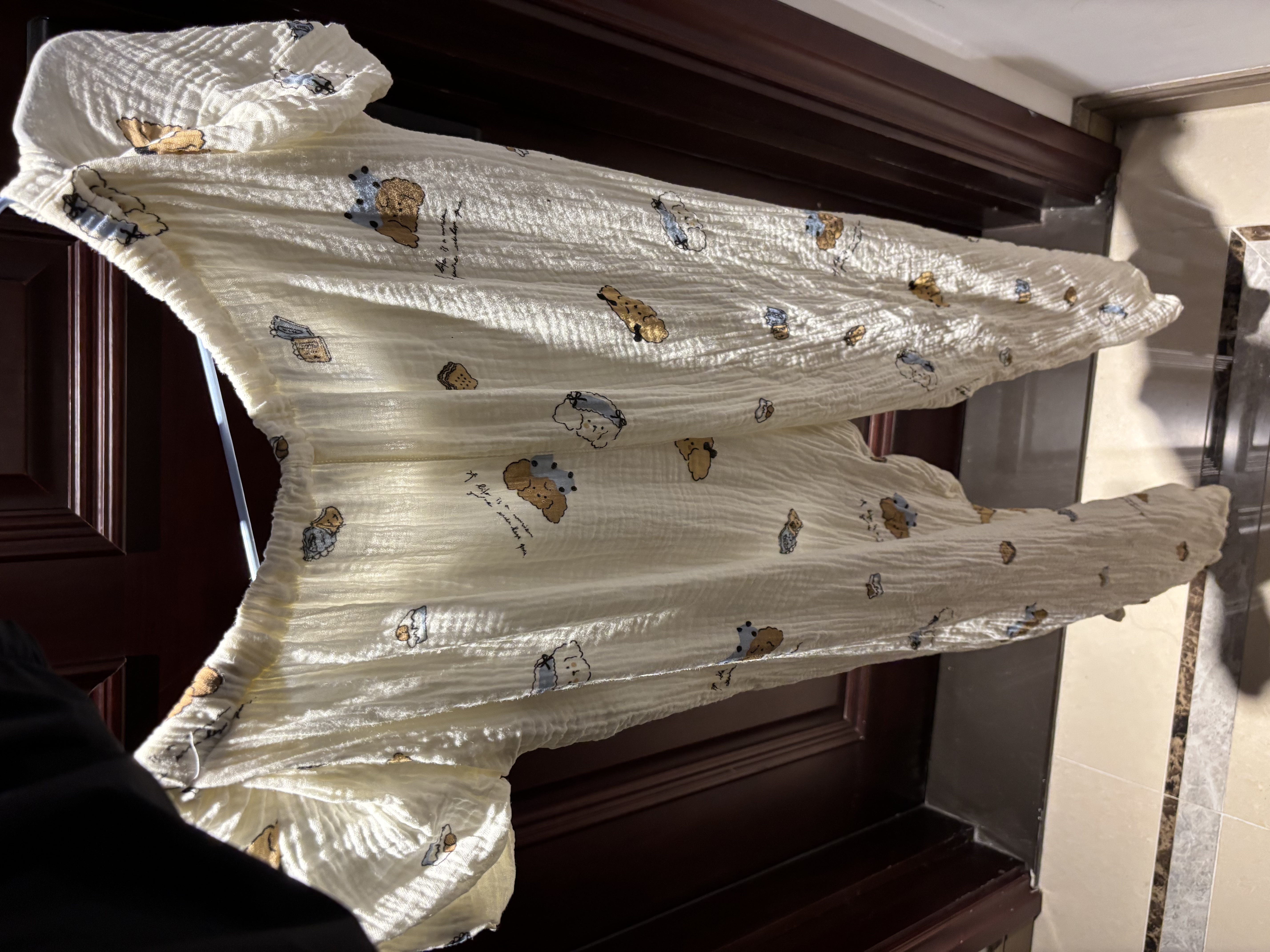 芬腾夏季月子服薄款纯棉纱布睡衣女孕妇产妇产后哺乳衣抗菌家居服 实拍图