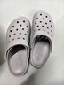 京东京造【抗菌洞洞鞋】凉鞋旅行沙滩两穿eva防臭凉拖鞋男士水泥灰42-43 实拍图