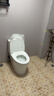 九牧（JOMOO）马桶 家用虹吸式马桶大冲力节水坐便器 防臭瞬冲 易洁抗菌马桶 行业爆款-双旋暴风冲11370-400坑 实拍图