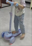 迪士尼（Disney）儿童滑板车1-3-6-12岁折叠三轮踏板车闪光款轮男女玩具车冰雪奇缘 实拍图