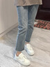 回力小白鞋女款2026新款夏季透气休闲增高女鞋配裙子爆款厚底运动板鞋 白色-脚胖脚宽拍大一码【4厘米超轻底】 37 实拍图