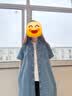 Levi's李维斯26年春夏新款女士美式复古休闲牛仔短袖衬衫连衣裙 蓝色 S 实拍图