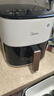 美的（Midea）智能空气炸锅蒸烤一体家用 可视触控全自动蒸汽嫩炸 免翻面空气炸锅大容量5.3L电炸锅  MF-KZC5388 实拍图