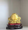 缤越黄铜金蟾招財摆件铜金蟾蜍三足金蟾金蝉摆件客厅玄关摆件开业礼物 实拍图