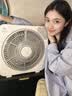 Wahson华生电风扇家用台式转页扇静音遥控小型桌面办公室鸿运扇大风力 台式转页扇 14英寸机械款双旋钮带定时 实拍图