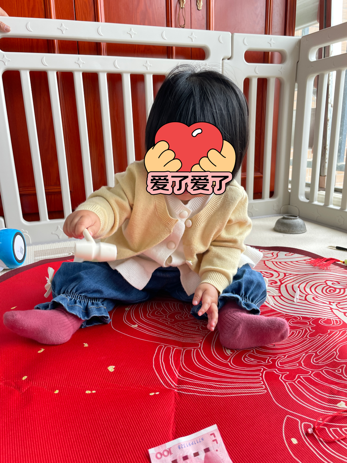 抓周道具全套蛇宝宝用品男女1一周岁生日布置周岁礼物套装地毯垫抓阄 乘风破浪红毯+抓周18件*送封酒贴 实拍图