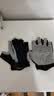 洛克兄弟（ROCKBROS） 骑行手套自行车半指夏季户外手套男女款短指骑车手套骑行装备 S109 灰色 天鹅绒+海绵掌垫  S 实拍图