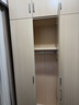 全友家居衣柜卧室家用储物收纳柜一体靠墙现代简约原木风大衣柜出租屋 实拍图
