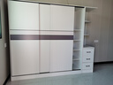 白浅【免费安装】衣柜卧室储物柜子移门衣橱简易推拉门大衣柜 【三门】2米主柜+边柜 实拍图