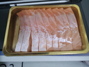 崇鲜挪威冰鲜三文鱼刺身（大西洋鲑） 中段 海鲜生鲜健康生食刺身级 挪威三文鱼腩肉双拼 400g （切片） 实拍图