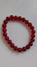 石玥珠宝收藏级8mm红玛瑙手串本命年转运珠水晶玛瑙手链男女士款 实拍图