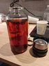 【送杯套】大容量加厚玻璃杯子便携吨吨杯茶水分离带杯套泡茶水杯 透明 1000ml吨吨桶 1只装 实拍图