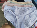 婧麒（JOYNCLEON）孕妇内裤棉低腰孕产妇通用内裤棉大码四季肤+粉+紫+绿 XL jnk0362 实拍图