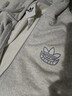 adidas 2025针织运动连帽夹克外套男女秋季阿迪达斯三叶草 浅麻灰   XL 实拍图