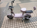 小刀2026新新国标48V20Ah铅酸电动自行车踏板简易电自通用轻便电瓶车【无需驾照】 椰椰紫/芋泥紫-蓝牙解锁 实拍图