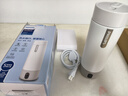 飞利浦（PHILIPS）烧水杯便捷式屏显玻璃养生杯电热水杯居家旅行专用保温杯支持定制 【五档调温-316内胆】初雪白400ml 实拍图