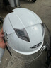 野马（YEMA）3c认证329S电动摩托车头盔男夏季双镜片半盔女夏天防晒安全帽 均码 白色配透明短镜 实拍图