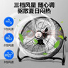钻石牌电风扇台式趴地扇工业风扇工厂仓库车间强力趴地风扇商用地扇台地扇大功率除甲醛 14寸铝叶【办公室小空间】 实拍图