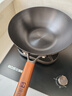 康巴赫铁锅无涂层炒锅防锈炒菜锅家用爆炒电磁炉燃气灶通用32cm 实拍图