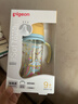 贝亲（Pigeon）自然离乳 PPSU重力球吸管双把手奶瓶 240mL  6月+ AA252 实拍图