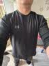安德玛（Under Armour）UA秋冬男子圆领针织运动休闲长袖T恤1302355 黑色001 L 实拍图