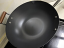 三禾炒锅不粘锅0涂层铁锅炒菜锅炒锅不锈燃气专用黑色平底京东限定 实拍图