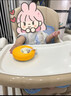 曼乐兔宝宝餐椅婴儿0-6岁多功能二合一摇椅婴幼儿折叠便携式吃饭餐桌椅 棕色【摇摇椅+万向轮+可坐可躺】 宝宝生日礼物 实拍图