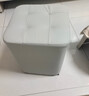 家用小凳子矮凳客厅创意方凳儿童坐墩结实耐用换鞋凳子实木沙发凳 浅灰30*30*40-纸箱发货 实拍图