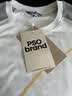 PSO Brand凉感速干运动短袖男款7A抗菌拼接撞色线迹上衣圆领T恤女羽毛球服 象牙白 White XL 实拍图