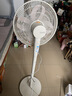 美的（Midea）【幸运草安睡2.0 MAX】一键闪装/直流变频家用轻音电风扇语音遥控落地扇 大风量一级能效卧室电扇 实拍图
