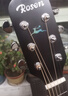 卢森（Rosen）单板民谣吉他初学者木吉他入门吉它男女生旅行乐器G1面单可选 41英寸原木色 实拍图