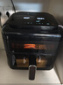 美的（Midea）蒸汽炎烤空气炸锅蒸烤一体 上下双热源多功能免翻面可视窗口 大容量6.5L 金属内腔蒸汽嫩炸KZC6501 实拍图