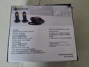 摩托罗拉（Motorola）数字无绳电话机 无线座机 子母机一拖二 办公家用 中文显示 双免提套装CL102C(黑色) 实拍图