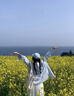 花花公子（PLAYBOY）休闲风纯色长袖衬衫男士春夏2026新款松弛感翻领衬衣防晒冰丝外套 月光蓝 XL （建议130-160斤） 实拍图