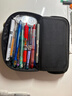 辉柏嘉（Faber-castell）笔袋小学生 铅笔盒多功能文具盒大容量 笔袋初中生小学生文具 笔袋高颜值 典雅黑 实拍图